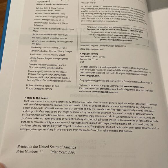 Construction Jobsite Management by William R. Mincks and Hal Johnston 2020 - Picture 3 of 9